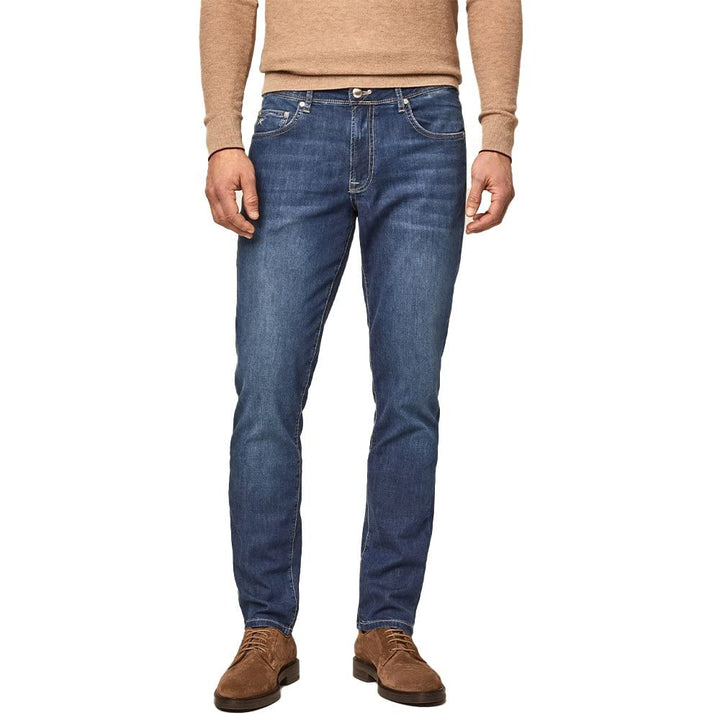 Hackett London Herren Chambray Denim Jeans 28W / 32L Chambray, 28W / 32L Chambray