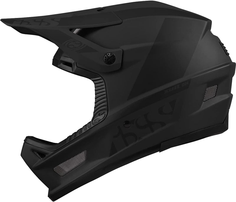IXS Xult Dh Integralhelm für Mountainbike/E-Bike/BMX, Schwarz, SM (53-56cm)
