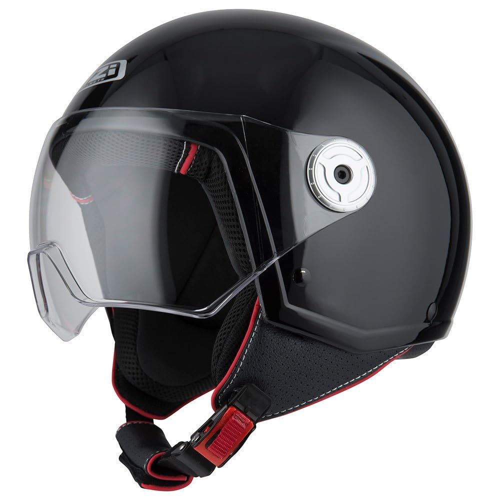 NZI Unisex-Adult Vintage 3 Helmet M Schwarz, M Schwarz