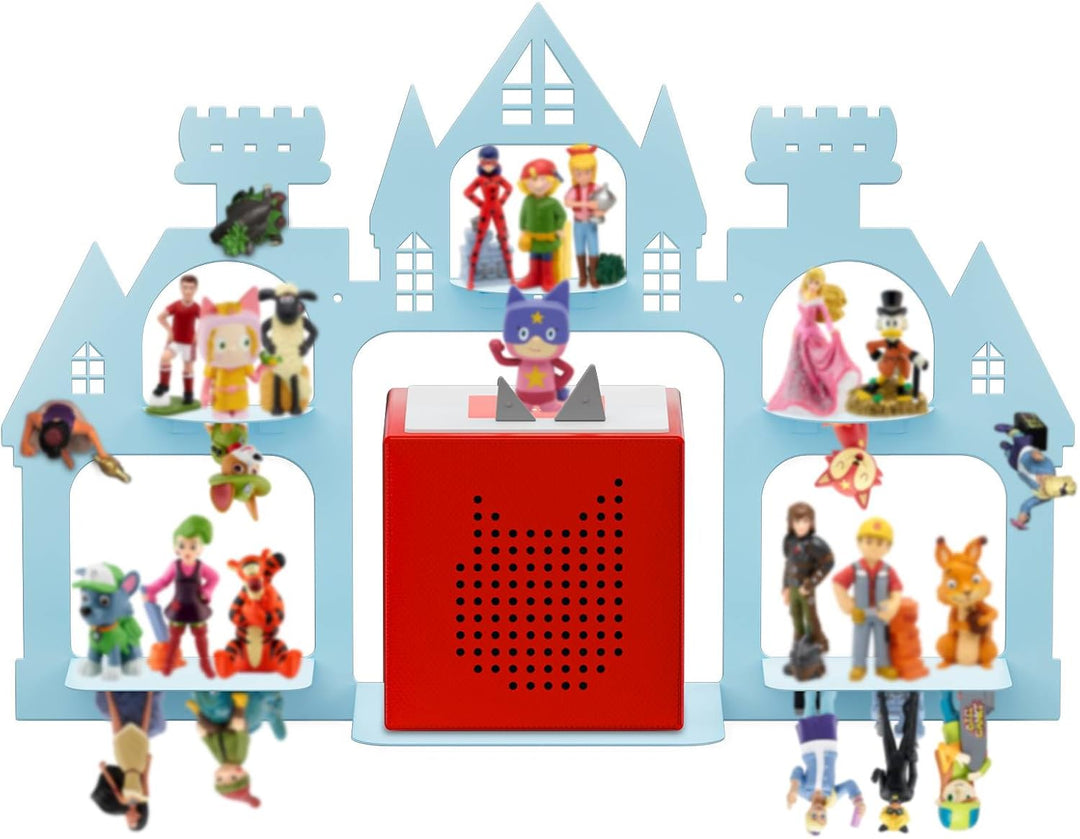 Klein Regal für Tonies, Magnetisch Waldregal fur Toniebox Wandhalterung, Metall Regal fur Tonie Figu