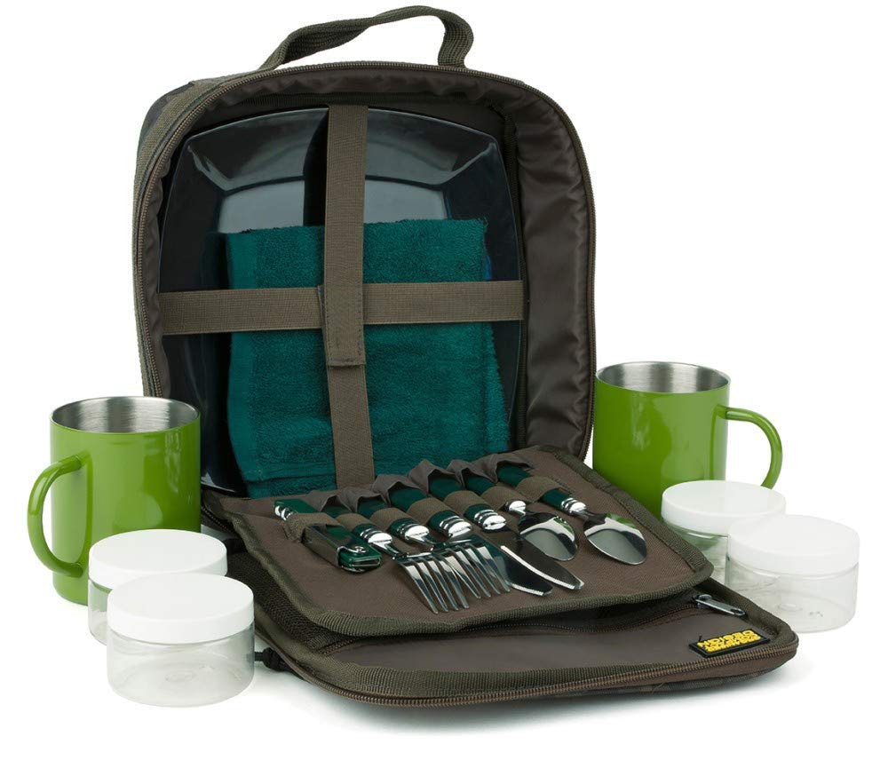 SHIMANO Tribal Sync Gear, Picknickset, Anglerzubehör Tasche, 27x25x10cm, SHTSC07