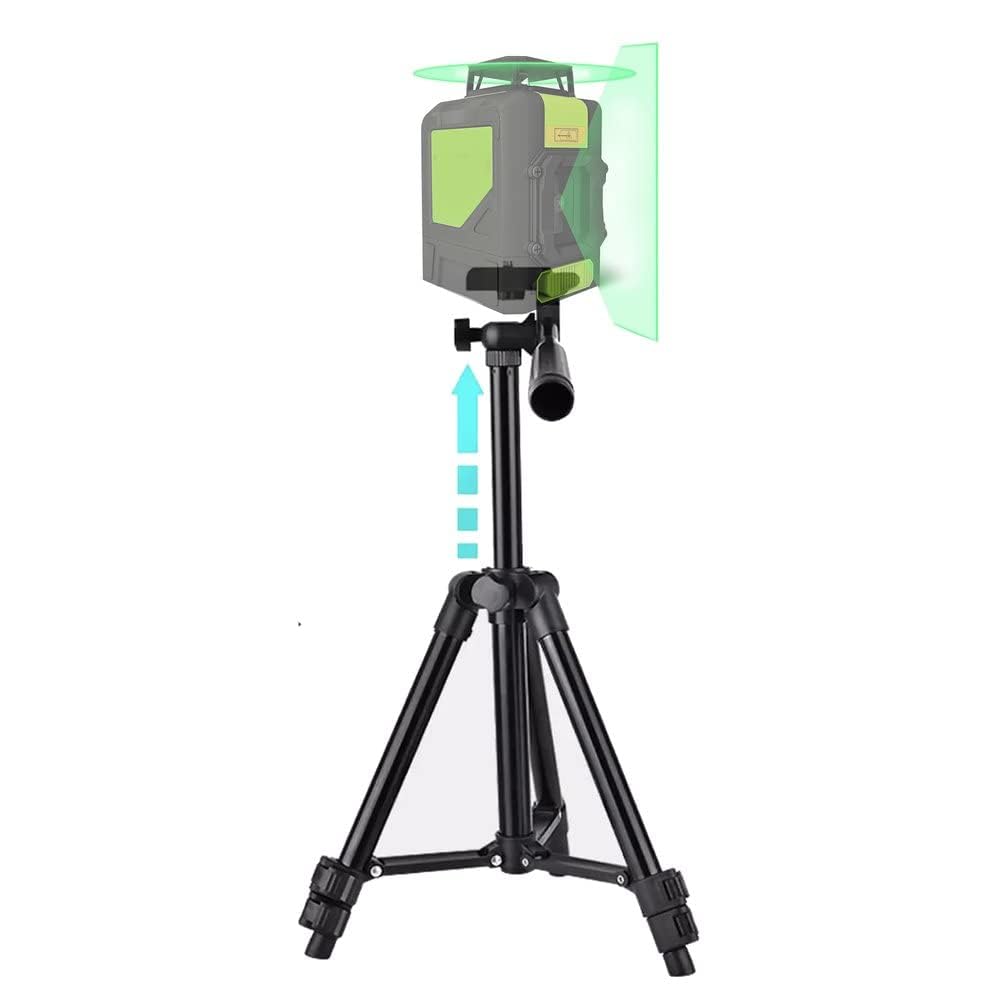 TronicXL 30-60cm Laserstativ Stativ Laser Baustativ 1/4 Zoll + 3/8 Zoll Nivelliergeräte