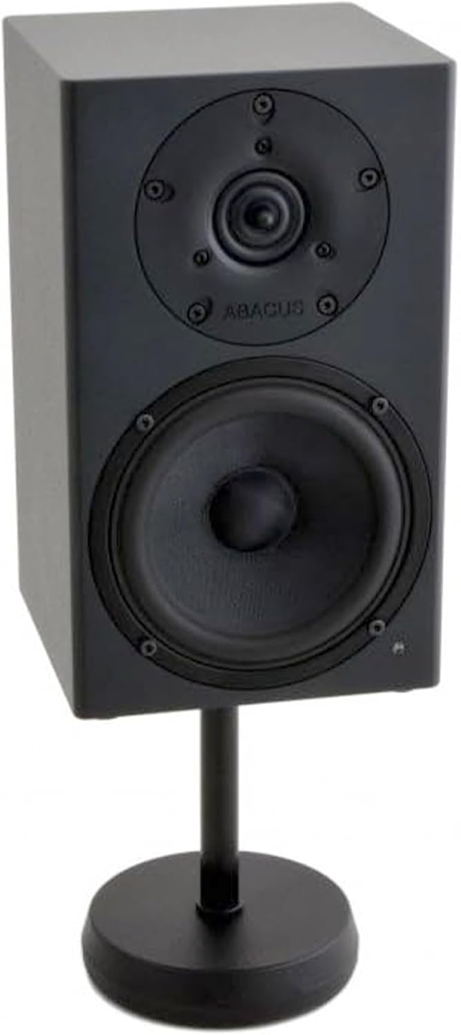 K&M 232 Tischstativ Schwarz – Stahl mit 17,5 cm Höhe – 3/8“ Gewindeanschluss – Gussrundsockel mit Tr