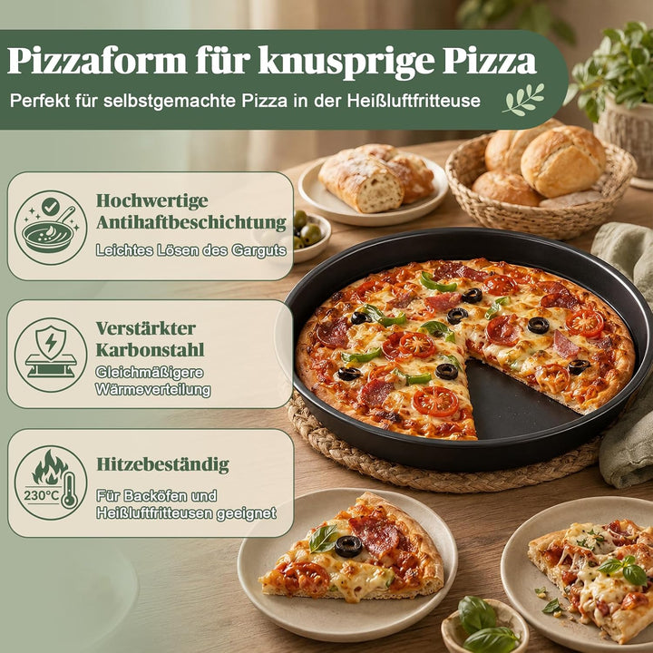Airfryer Zubehör Set für Ninja CRISPi PRO XL Glas Heissluftfritteuse AS090EU