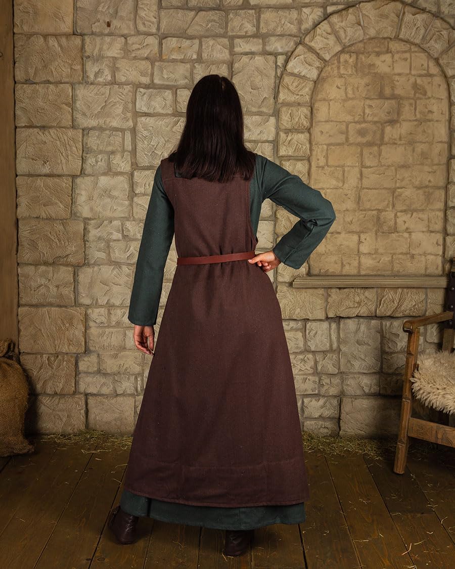 MYTHOLON Lientje Schürzenkleid braun, Braun