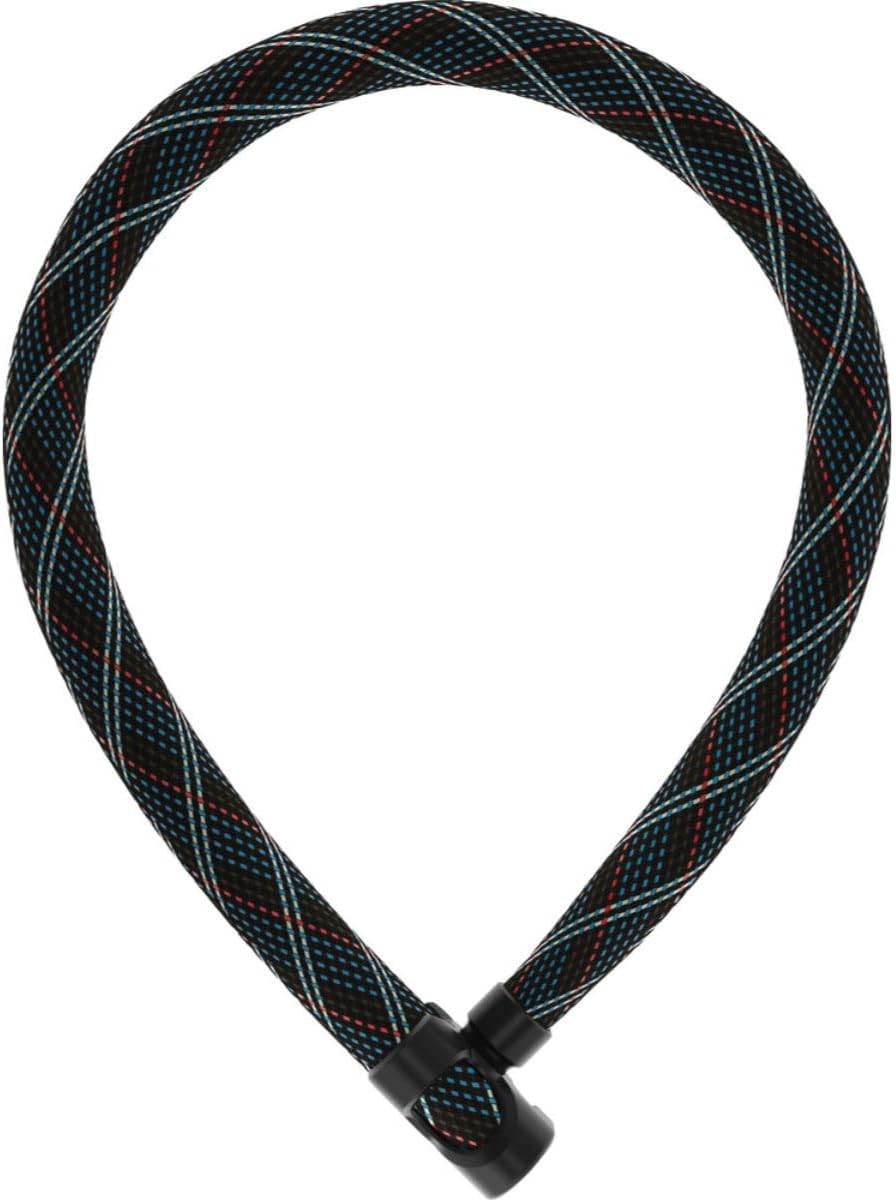 ABUS Kettenschloss IVERA Chain 7210 – Fahrradschloss mit hochflexibler IvyTex-Kunstfaserummantelung