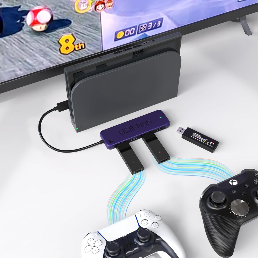 MAYFLASH Magic-S PRO 2 Wireless Bluetooth USB Adapter for PS4, Switch, macOS, Windows, Raspberry Pi,