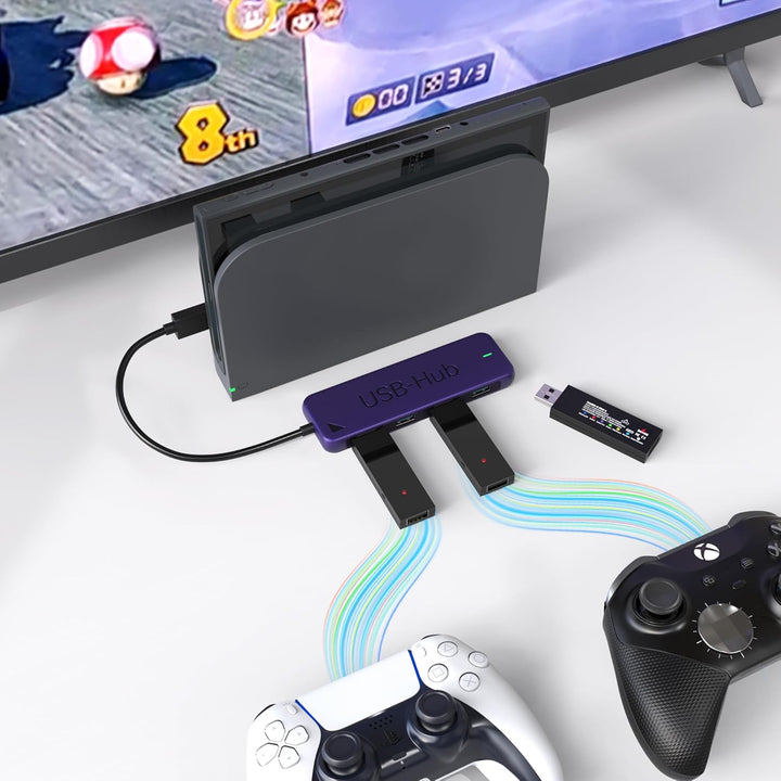 MAYFLASH Magic-S PRO 2 Wireless Bluetooth USB Adapter for PS4, Switch, macOS, Windows, Raspberry Pi,