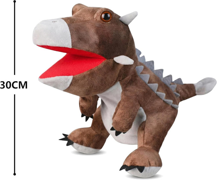 LOMTRATS Dinosaurier-Handpuppen für Kinder, Kleinkind enthält Triceratops und Tyrannosaurus Rex mit