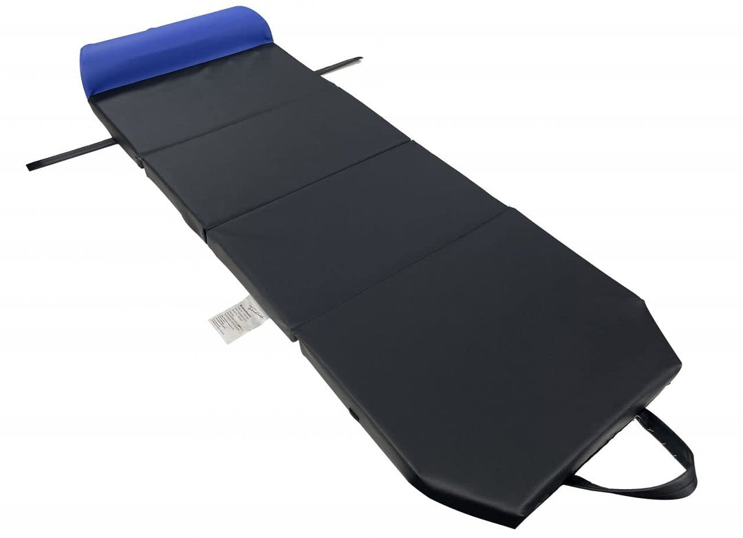 Trend Line Werkstattmatte 120 x 43,5 x 3,5 cm (LxBxH) schwarz blau faltbar