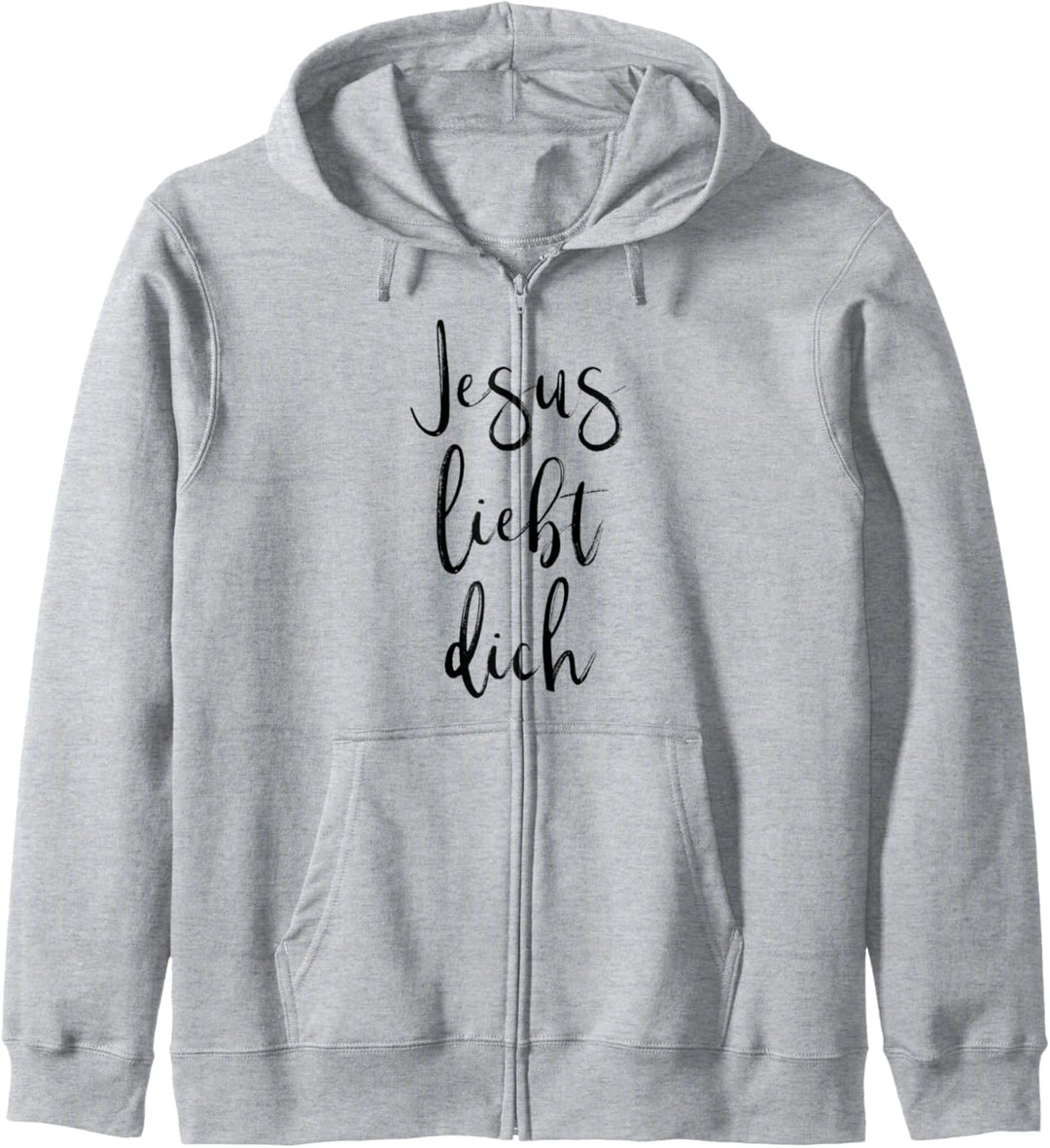 Jesus liebt dich Christliches Bibelzitat Spruch Geschenk Kapuzenjacke