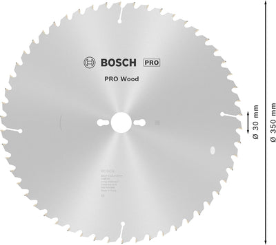 Bosch Accessories Bosch Professional 1x Kreissägeblatt Optiline Wood (Sägeblatt für Holz, Ø 350 x 30