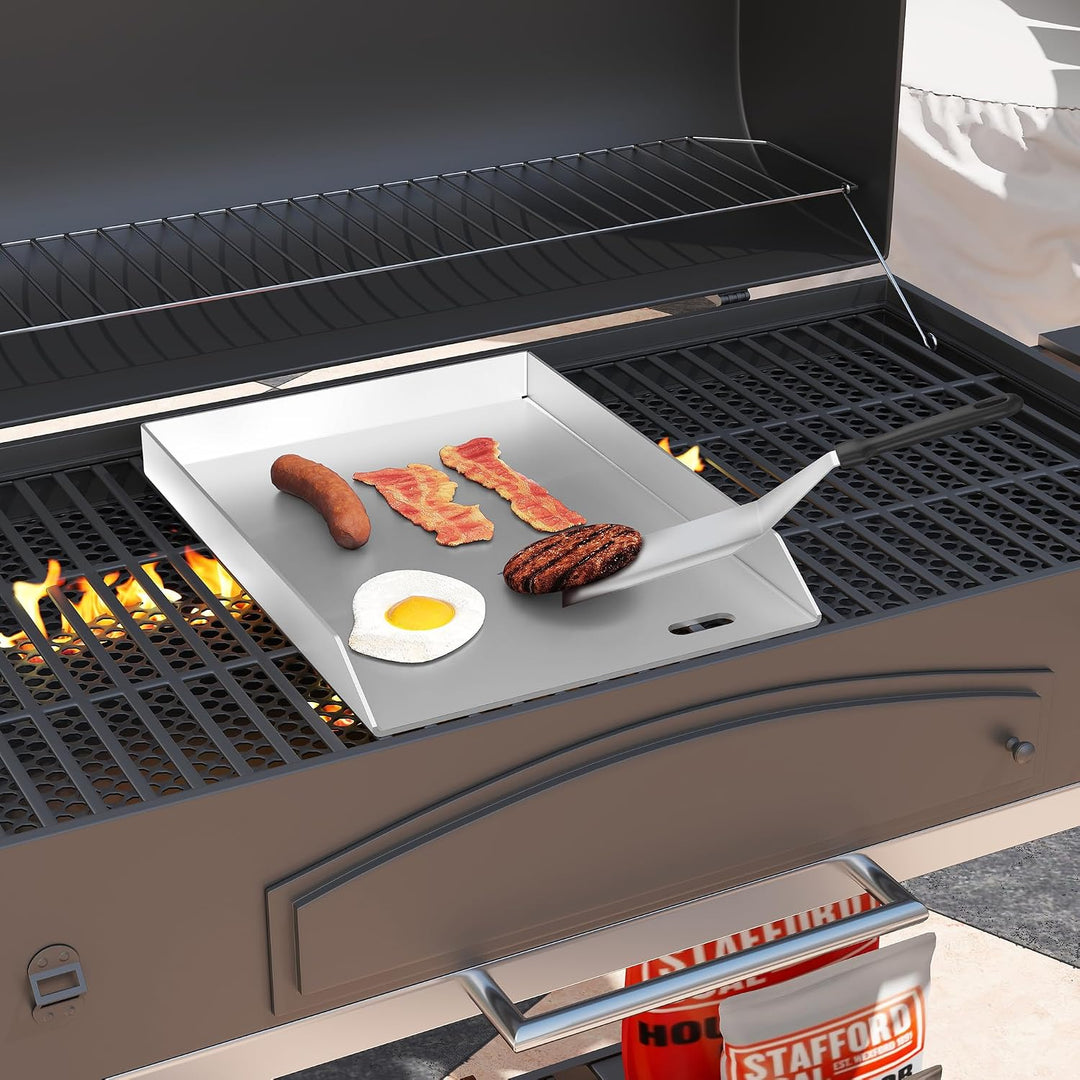 Edelstahl Grillplatte Plancha Grillplatte 30x45 cm Outdoor Küche 30 x 45 x 0.4 cm, 30 x 45 x 0.4 cm