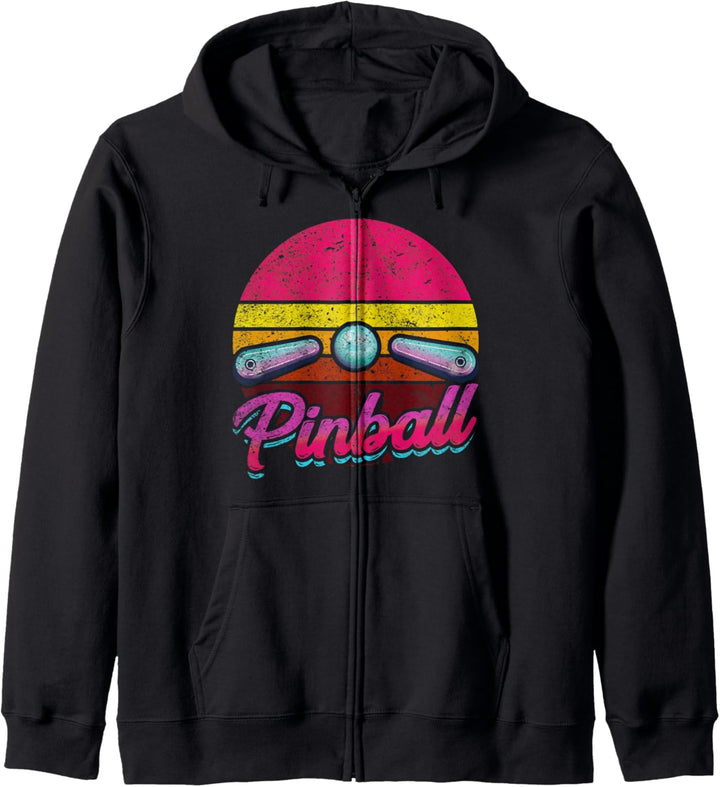 vintage 80er und 90er Jahre retro gaming Pinball Kapuzenjacke