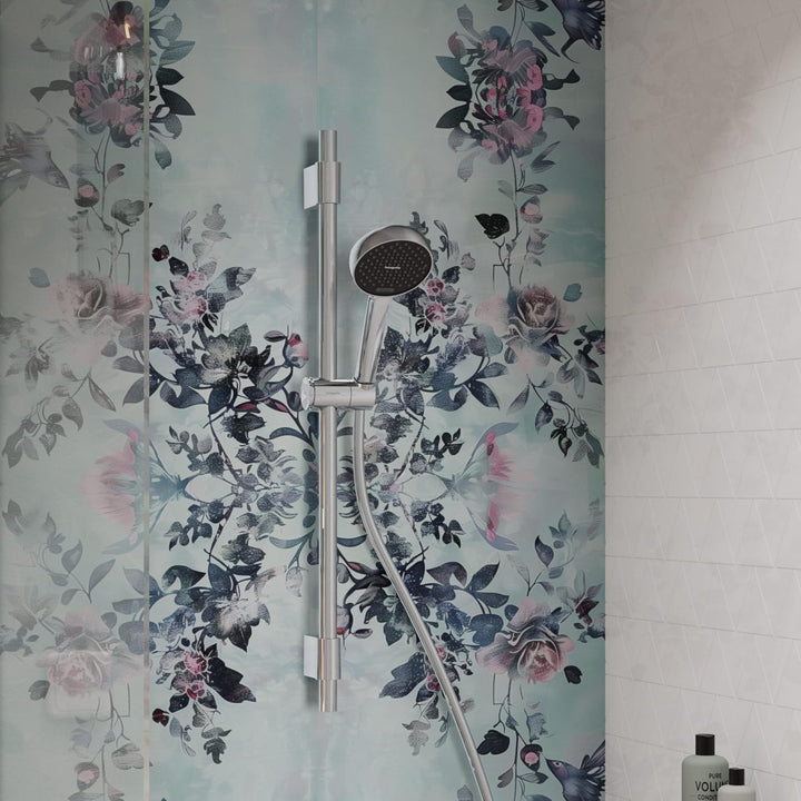 hansgrohe Activera Select S - Duschset mit Duschkopf wassersparend (EcoSmart, 2 Strahlarten), Duschs