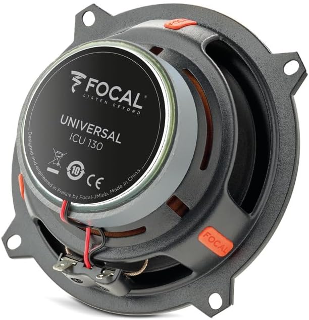 Focal ICU130 Integration 2-Wege Coax 13 cm 1 Paar / 2 Stück Black - 5.25", Black - 5.25"