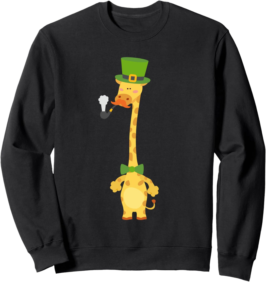 Irische Giraffe Leprechaun Lustiger St. Patrick's Day Sweatshirt