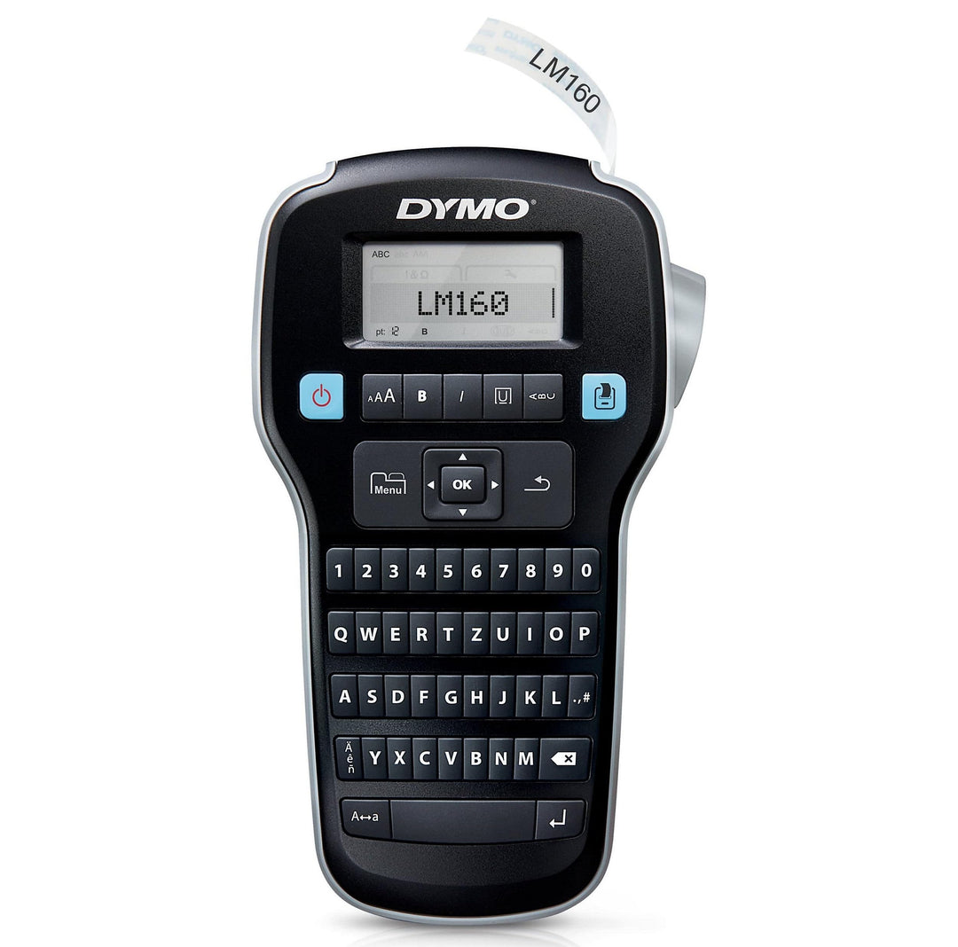 DYMO LabelManager 160 Tragbares Beschriftungsgerät | Etikettiergerät mit QWERTZ Tastatur &amp; Einfache