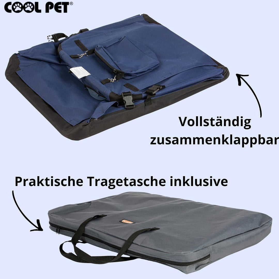 COOL PET Hundetransportbox 102 * 69 * 80cm 3XL, Autotasche, Autobox,Hundebox, Transportbox, Käfig, B