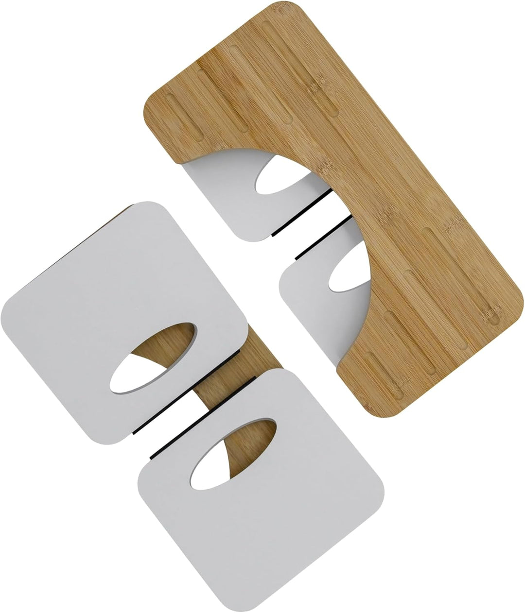 Spetebo Bambus Toilettenhocker für natürliche Hockstellung - 40 x 20 cm - Ergonomischer Squat WC Hoc