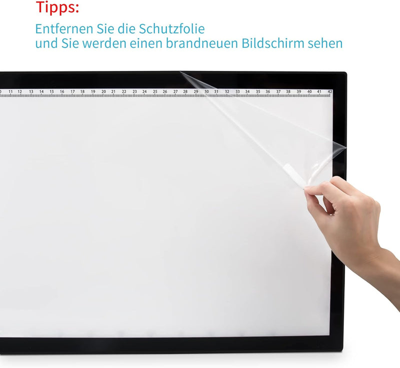 XIAOSTAR A3 Led Licht Pad Leuchttisch, Smart Tracing mit Sperrbildschirm und Timing-Set, einstellbar