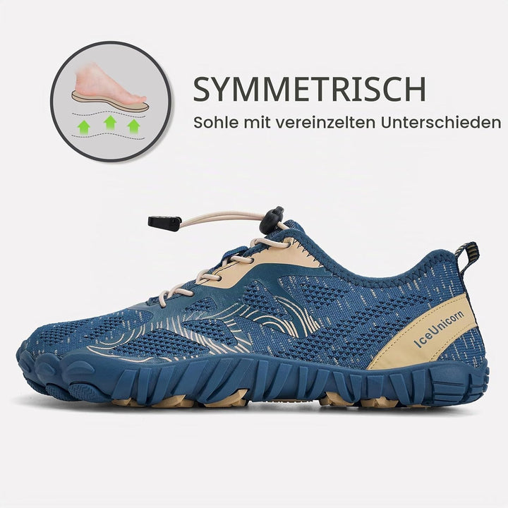 IceUnicorn Herren Damen Barfussschuhe Traillaufschuhe Fitnessschuhe Knit Minimalistische Breiter Zeh
