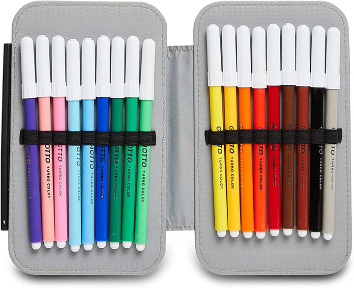 Seven Speed Case Federmäppchen, Mäppchen, Mehrfarbig, Federtasche für Schreibwaren, Etui mit Stiften