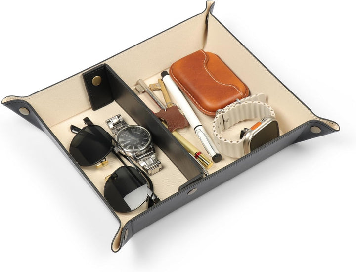 Londo Leder Taschenleerer - Vide Poche - Ledertablett Organizer, Praktische Aufbewahrungsbox - für G
