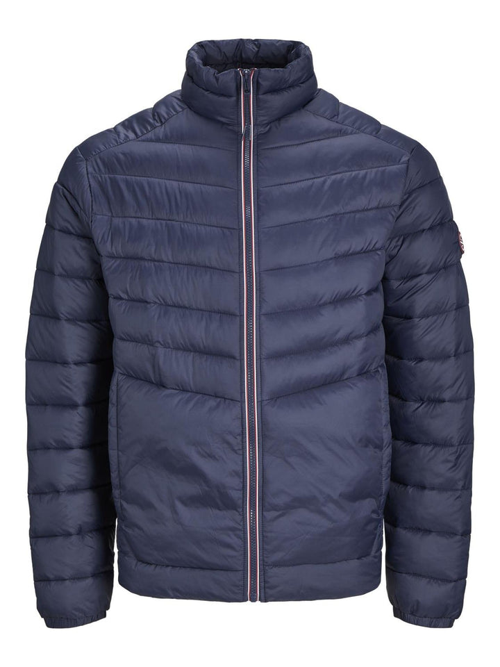JACK & JONES Herren Jwhwing Hood Puffer Winddichte Jacke M Navy Blazer, M Navy Blazer/Detail:true Re