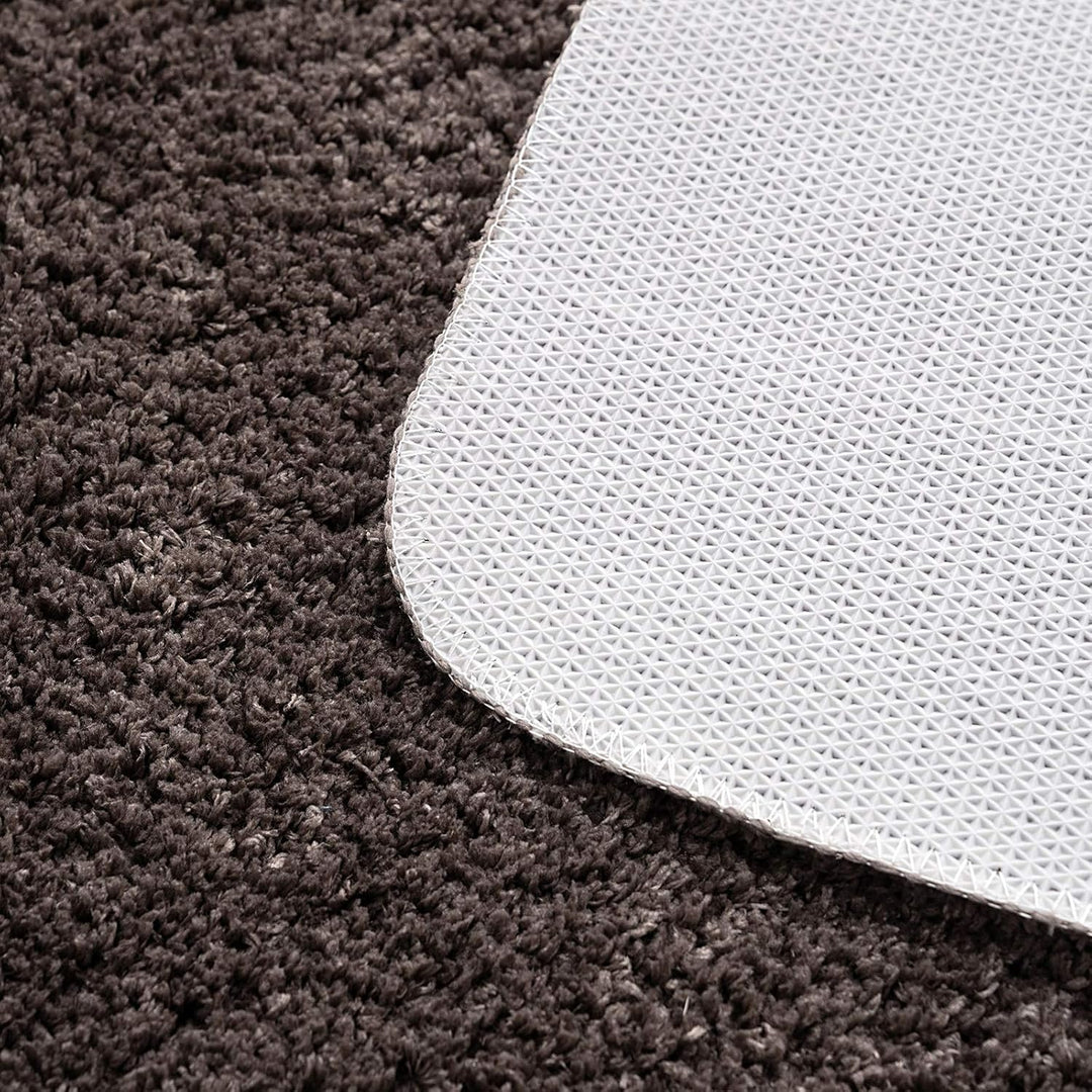 MIULEE Badezimmerteppich Teppich Badematte rutschfest Waschbar Badteppich Bettvorleger Badvorleger S