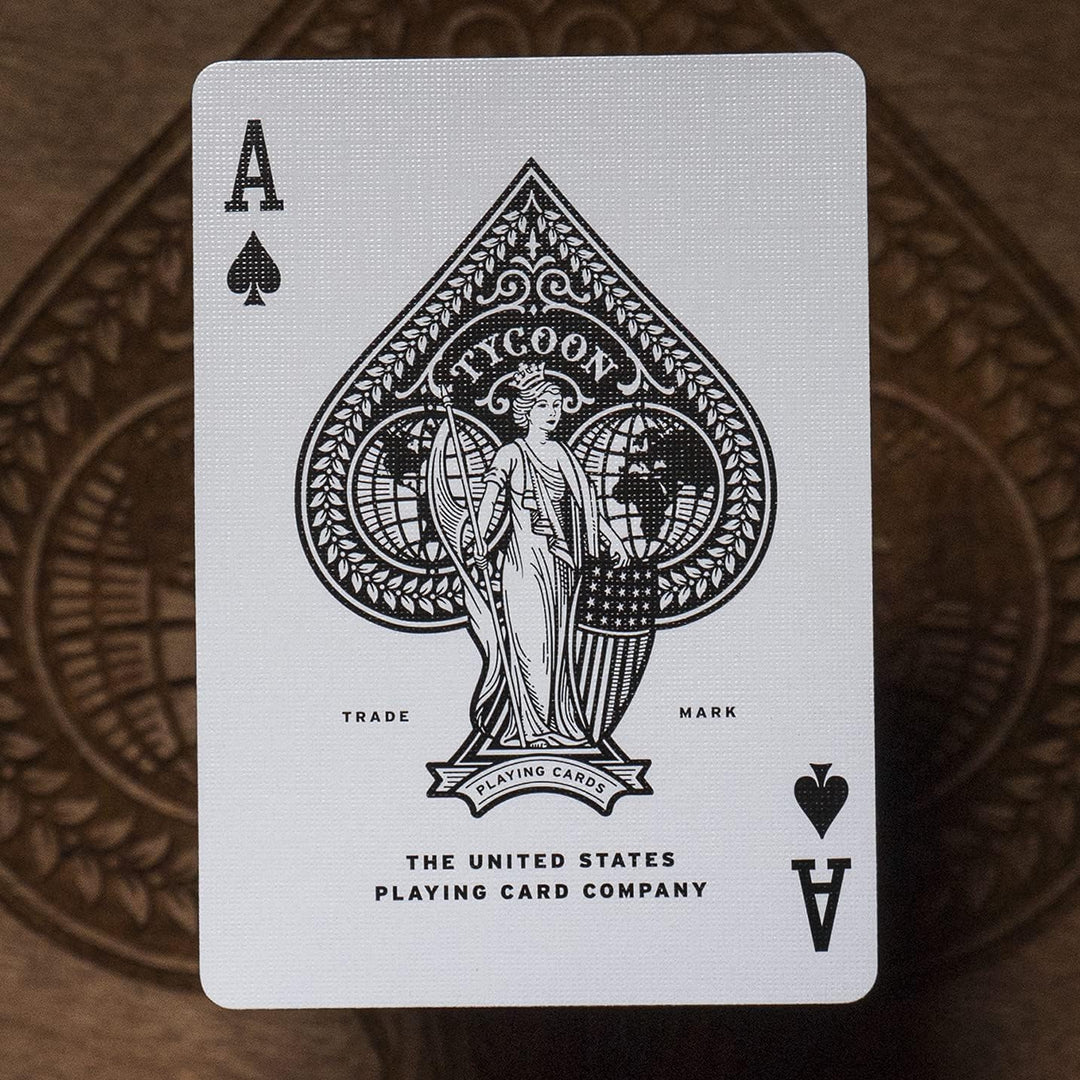 theory11 Playing Cards, Model Number: Tycoon-Ivory Spielkarten, elfenbeinfarben, Poker