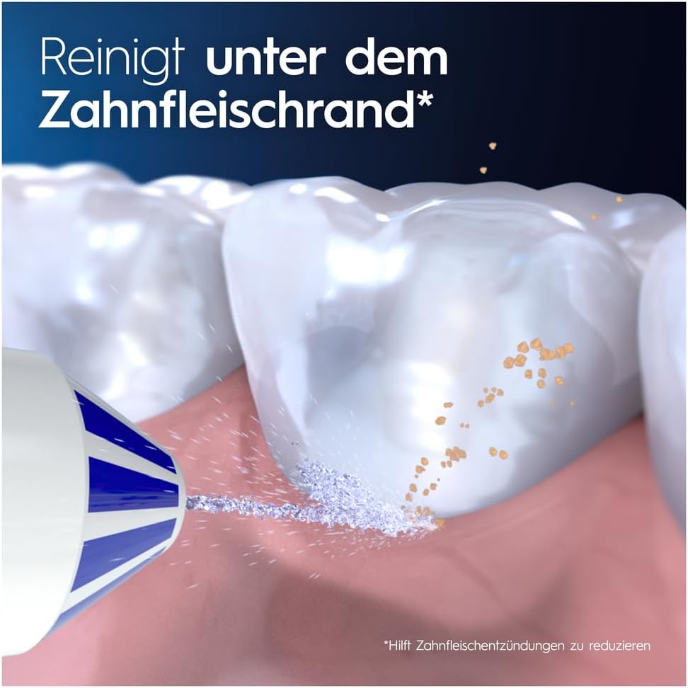Oral-B AquaCare 6 Kabellose Munddusche, 3 Ersatzdüsen, Zahnzwischenraumreiniger, sanfte Zahnreinigun