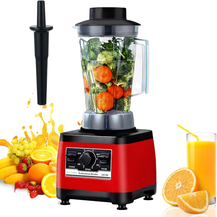 BioloMix Standmixer 2200W SmoothieMixer,Selbstreinigungs Funktion,Hochleistungsmixer mit 2L Behälter