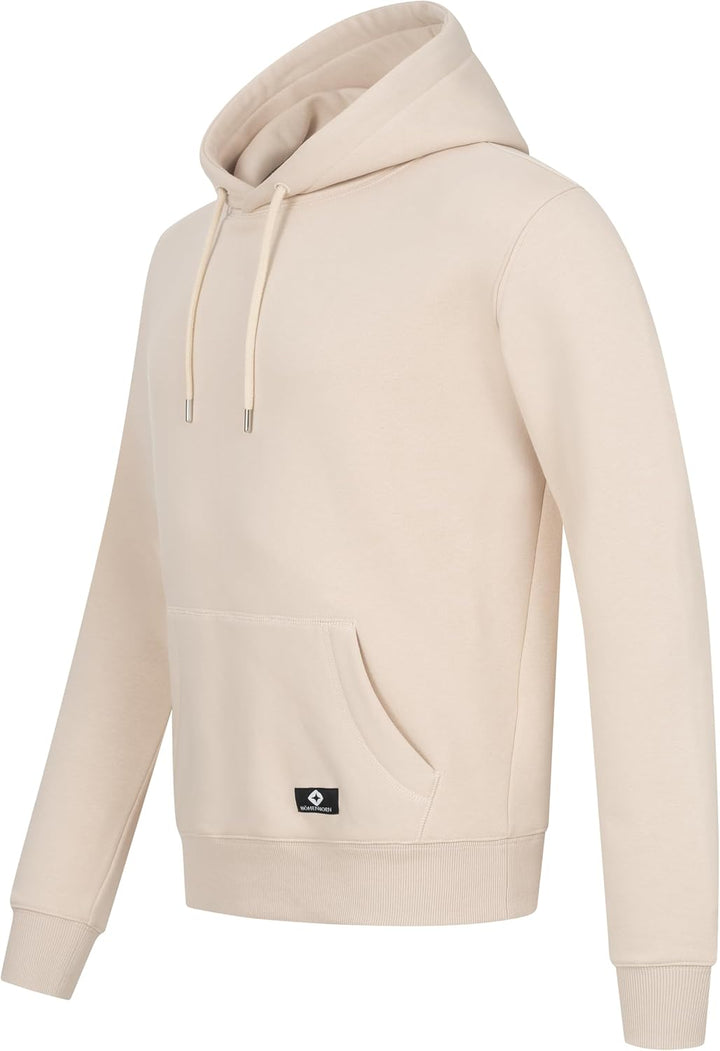 Höhenhorn Janga Hoodie Herren Kapuzen Pullover Hoody Sweatshirt aus Hochwertiger Baumwolle M Beige,