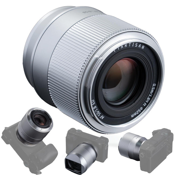 TTArtisan 56mm F1.8 Objektiv für E-Mount Autofokus APS-C Rahmenkameras A5000 A6500 A6600 NEX-3 NEX-3