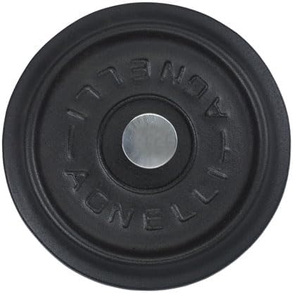 Pentole Agnelli COGHSRP10420M Topf mit Griffen und Deckel, Gusseisen, Mattschwarz, 2,6 l 2.6 litri M