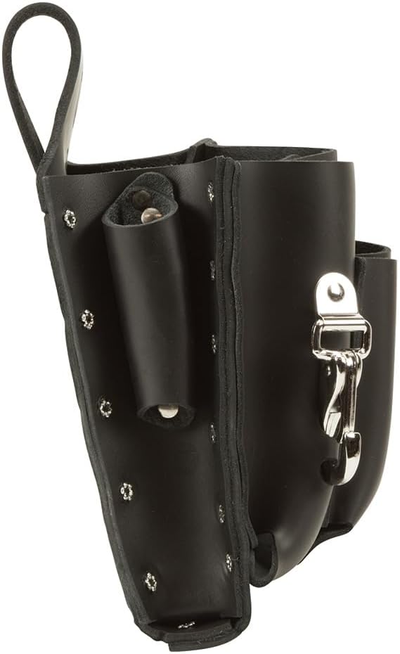 Klein Tools 5164T Werkzeugtasche, Tunnelschlaufe, 8 Taschen 8-Pocket Leder/Schlaufe, 8-Pocket Leder/