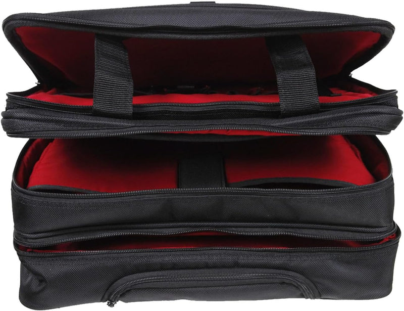 Bowatex Rollen Aktentasche, Aktentrolley Laptoptasche Trolley 42 cm Schwarz