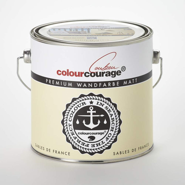 colourcourage L709449564 Premium matt Sables de France 2,5L bunte Wandfarbe, Sables de France