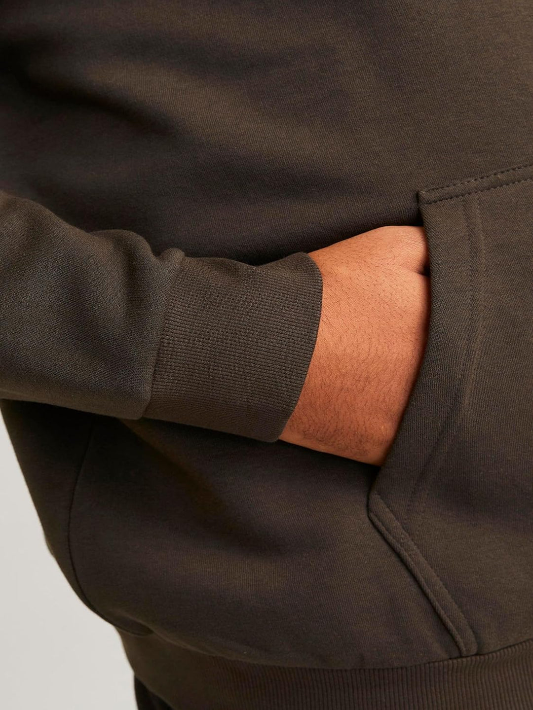 JACK & JONES Regular Fit Kapuzenjacke Hoodie mit Reissverschluss Uni Zip Pullover Sweater JJEBRADLEY