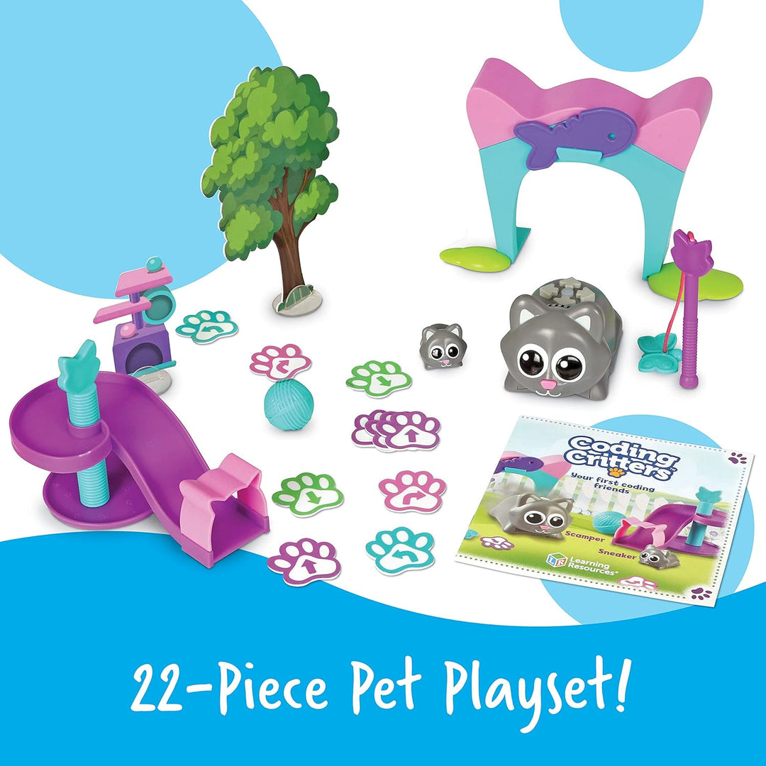 Learning Resources Coding Critters – Programmierbare Haustiere: Scamper & Sneaker, Scamper & Sneaker