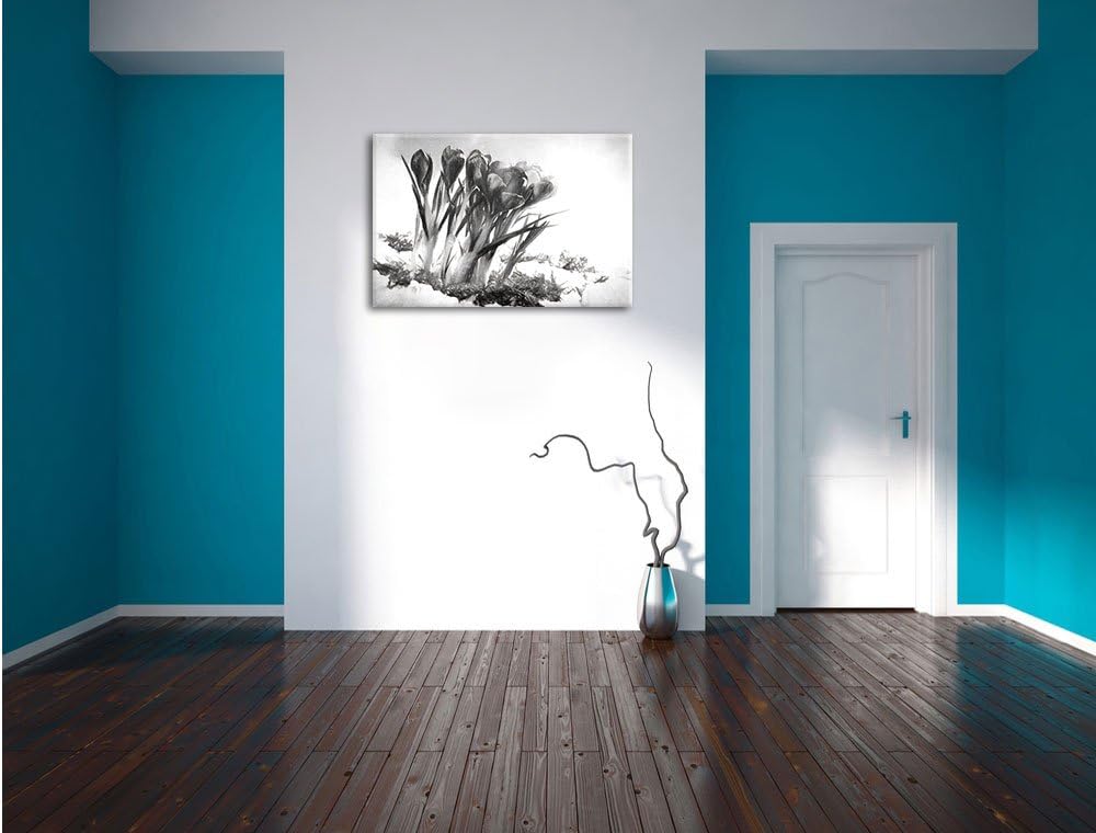Pixxprint Frühling florwer Hintergrund als Leinwandbild/Grösse: 100x70 cm/Wandbild/Kunstdruck/fertig