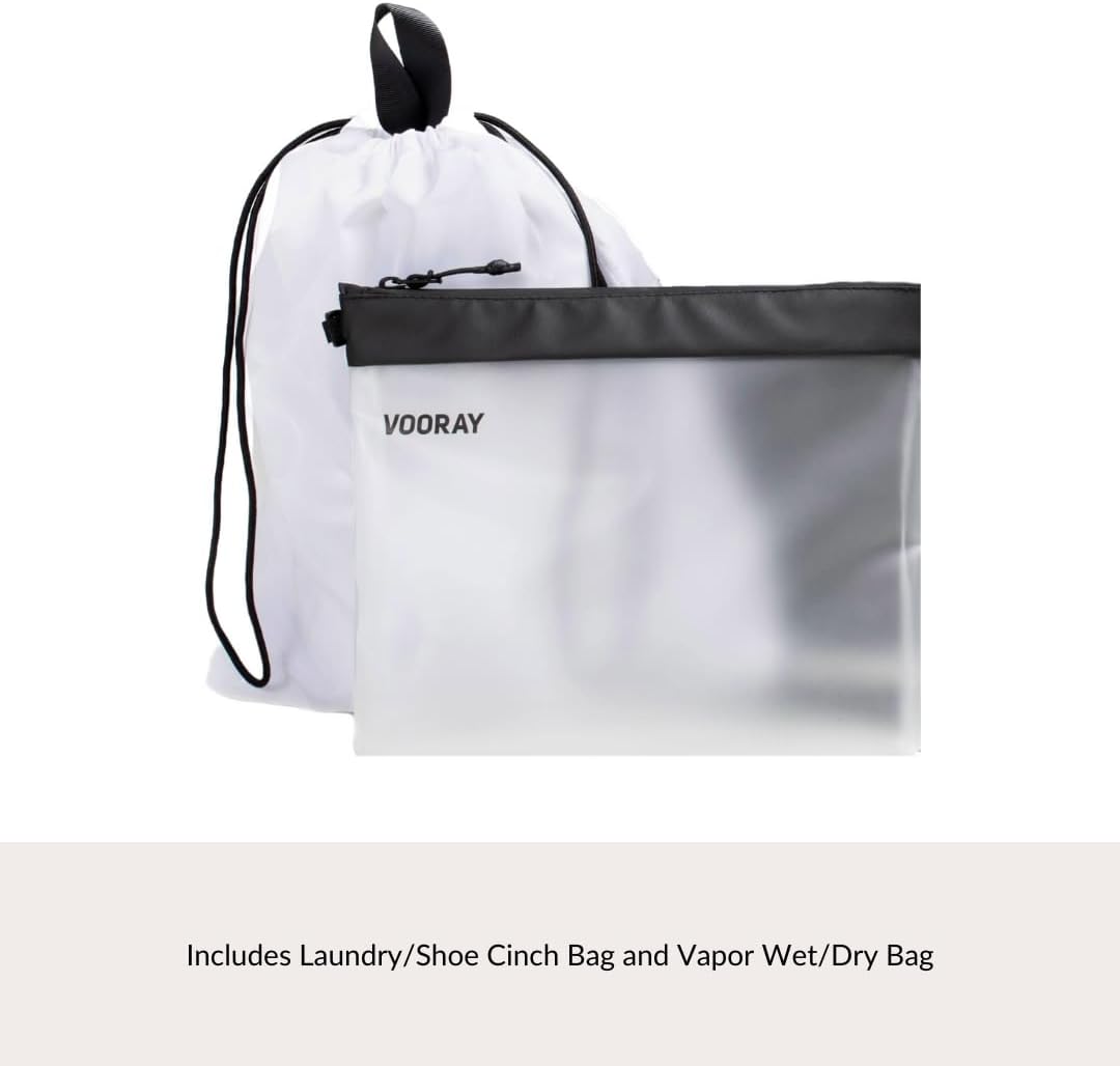 Vooray Alana Duffel - 25L - Travel Duffel & Gym Bag with Laptop Sleeve, Shoe Pocket & Dry Pocket