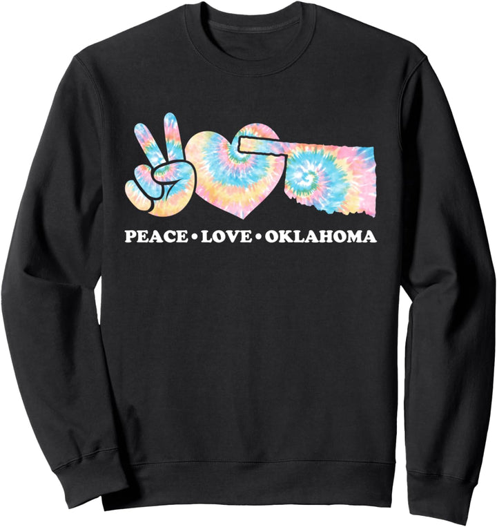 Peace Love Oklahoma Sweatshirt