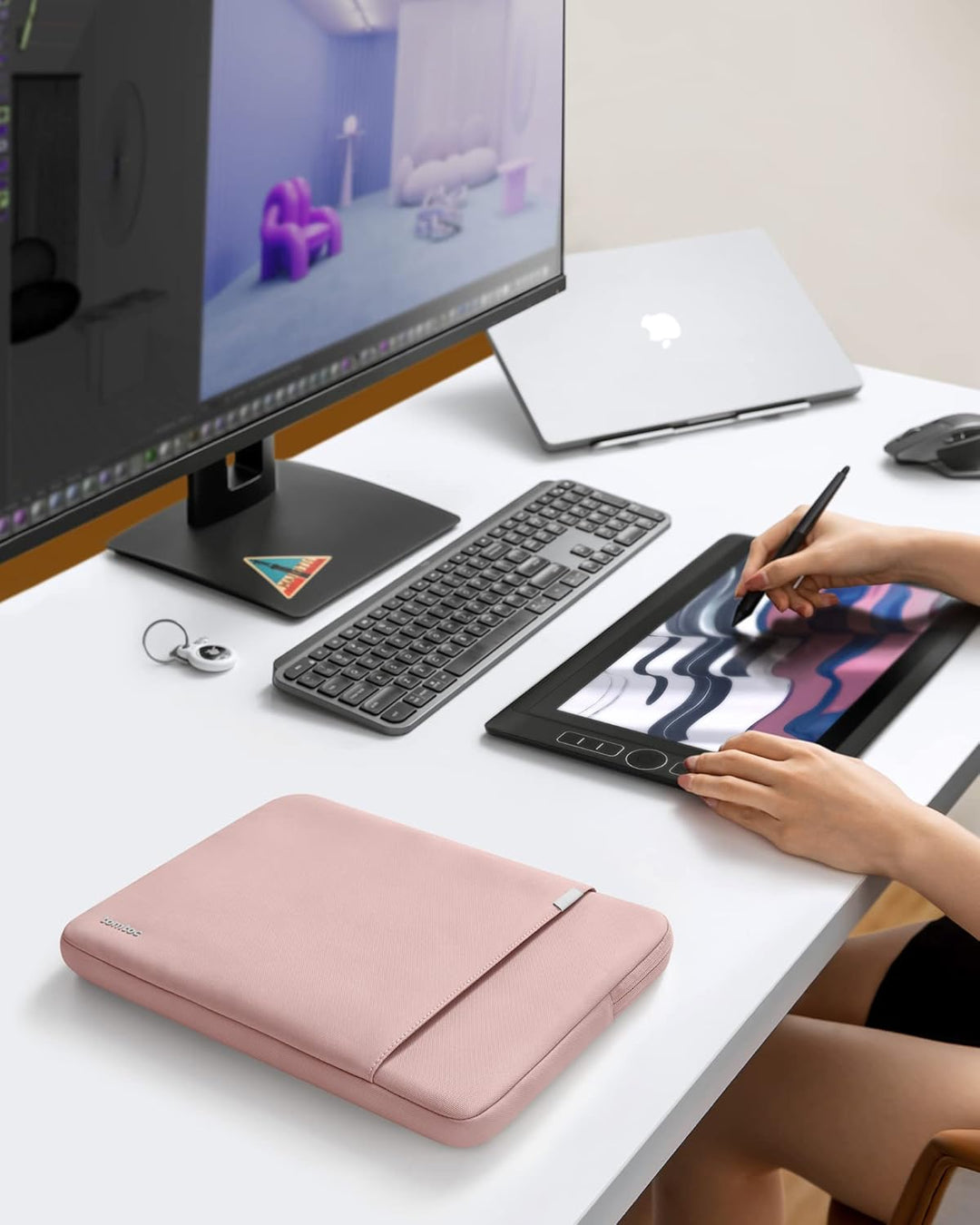 tomtoc 360° Laptop Tasche Hülle für 14-Zoll MacBook Pro M5 Pro/Max (2026), M5/M4/M3/M2/M1 A3434 A311