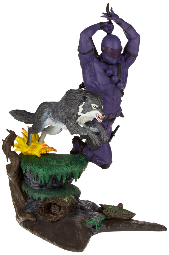 DIAMOND SELECT TOYS G.I. Joe Gallery Dekofigur aus PVC, Schlangenaugen, Animated DCD, zum 40. Geburt