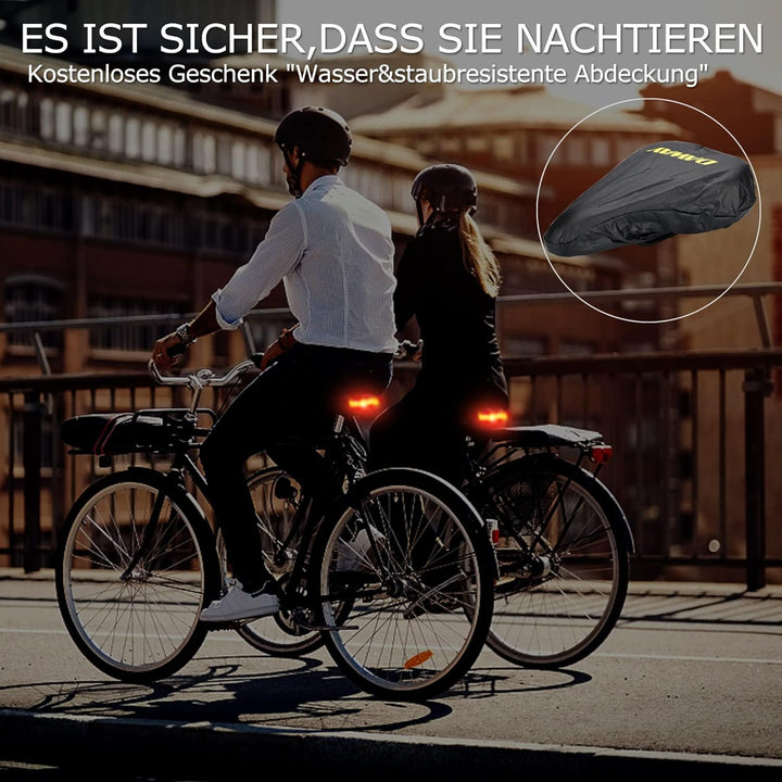DAWAY C99 Ergonomisch Fahrradsattel für Damen Herren - Bequemer Fahrradsitz, Breiter Weicher Leder F