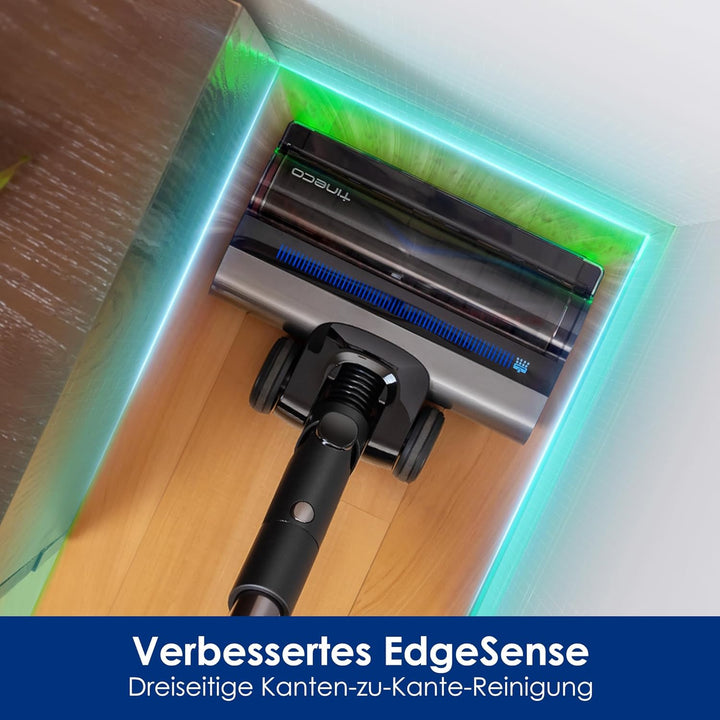 Tineco Pure ONE A90S Akku Staubsauger, 270AW Saugkraft, 3DSense Master-Bürste, Dreifache Kantenerken