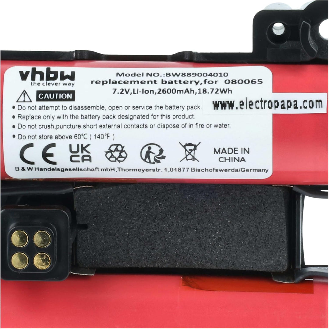 vhbw Akku kompatibel mit Bose 071478 Lautsprecher Boxen Speaker (2600mAh, 7,4V, Li-Ion)