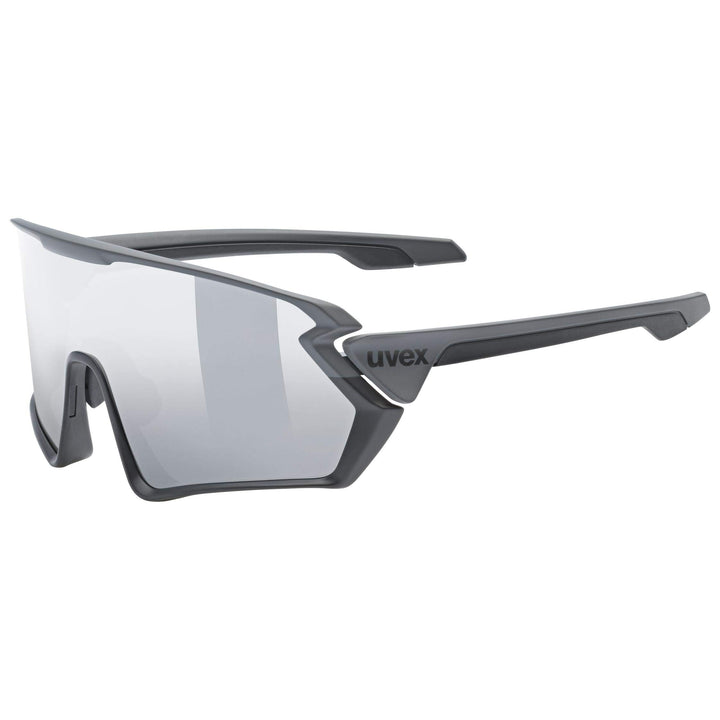 Uvex Unisex Sportstyle 231 Sportbrille (1er Pack) Einheitsgrösse black-grey mat/mirror silver, Einhe